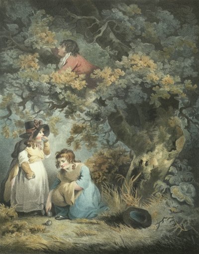 Gathering Fruit (engraved by R.M. Meadows) by George Morland